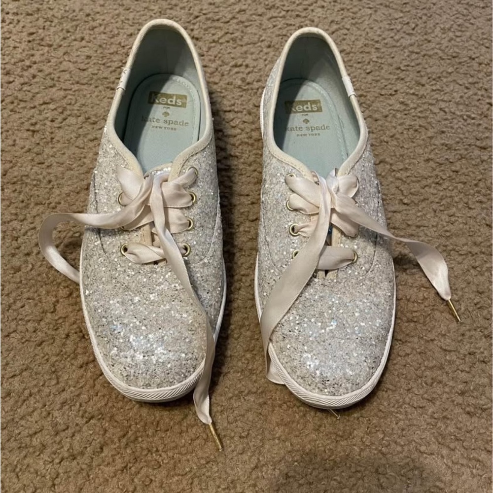 Kate Spade x Ked Sequin Wedding Shoe